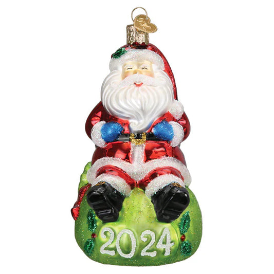 2024 Jovial Santa Ornament