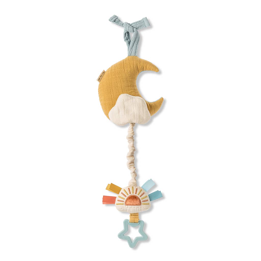 Bitzy Notes™ Musical Pull-Down Toy | Cloud/Sun