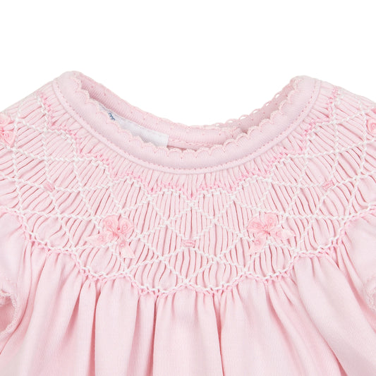 Amelia's Classics Solid Bishop Footie | Pink