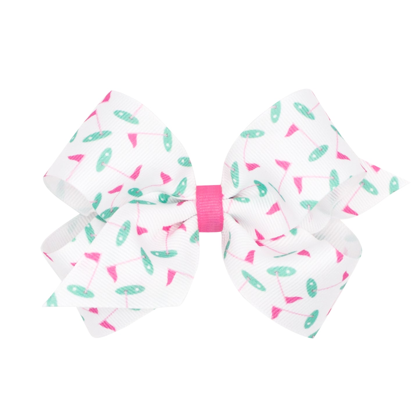 Medium Country Club Print Bow | Golf Green