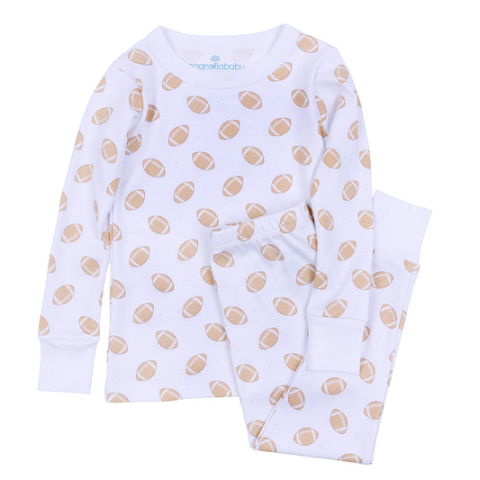 Touchdown Cutie Pajama Set | Light Blue