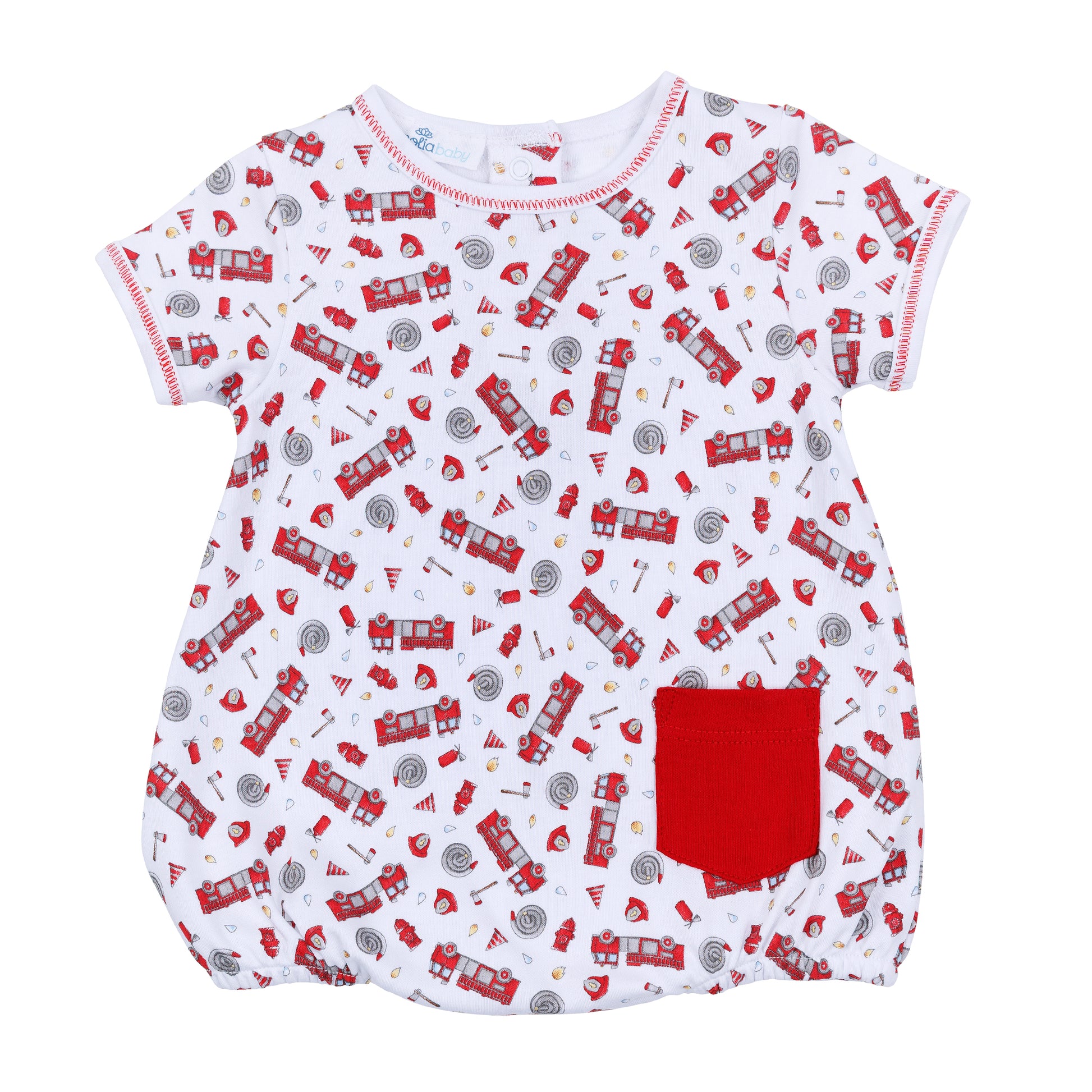 To the Rescue Printed Short Sleeve Bubble