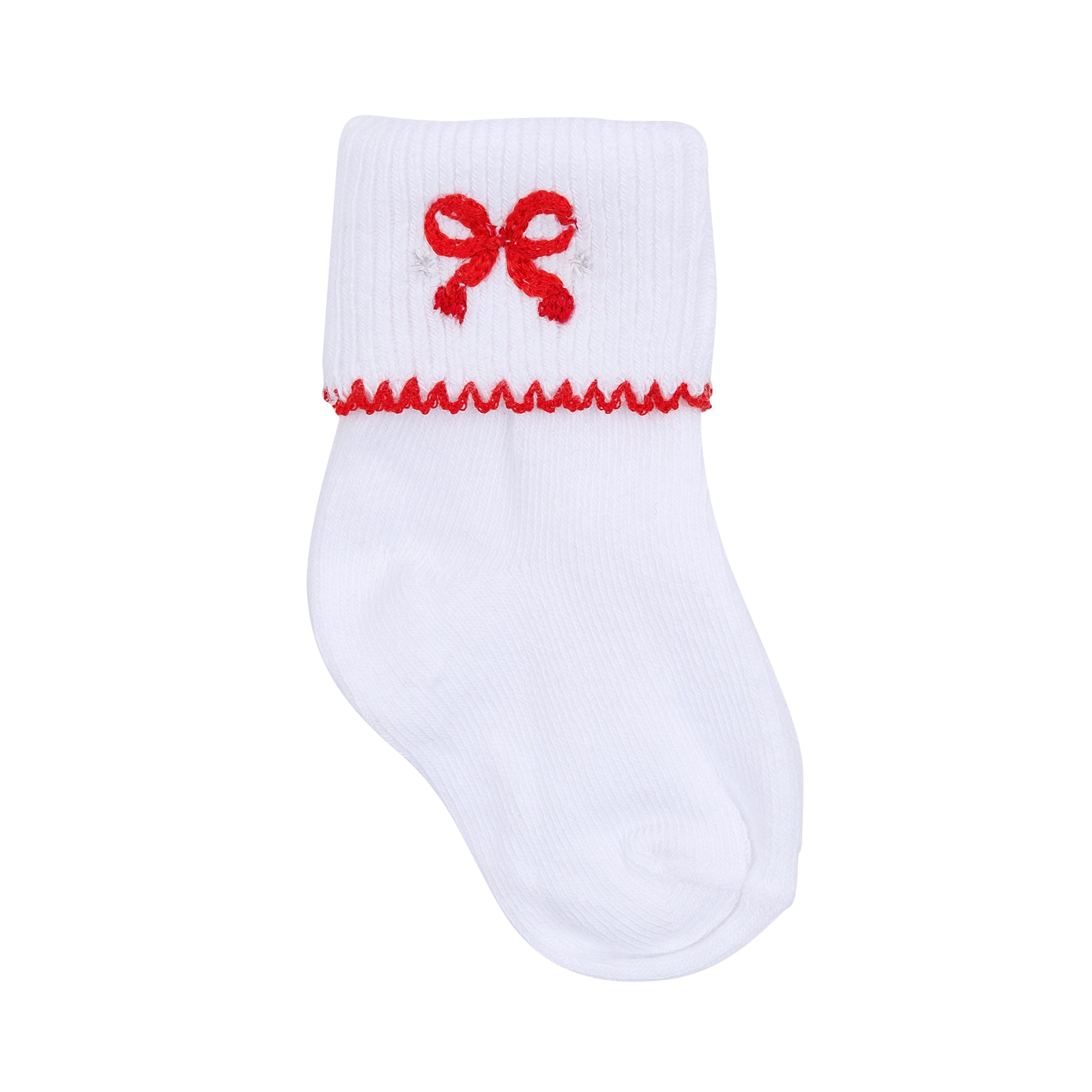 Candy Cane Lane Embroidered Socks