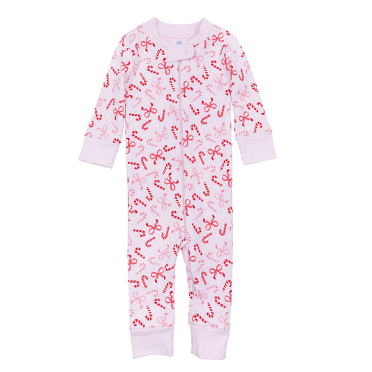 Candy Cane Lane Zipper Pajamas
