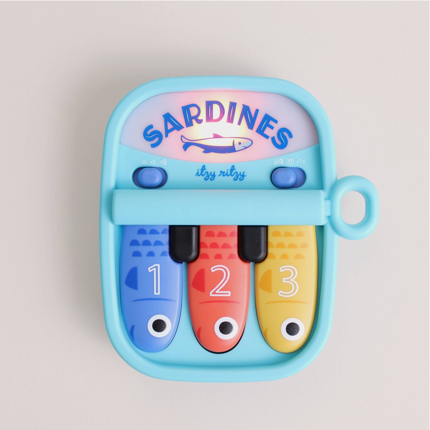 Bitzy Tunes Light-up Interactive Piano Toy | Sardines