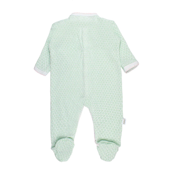 Mint Knit Footie