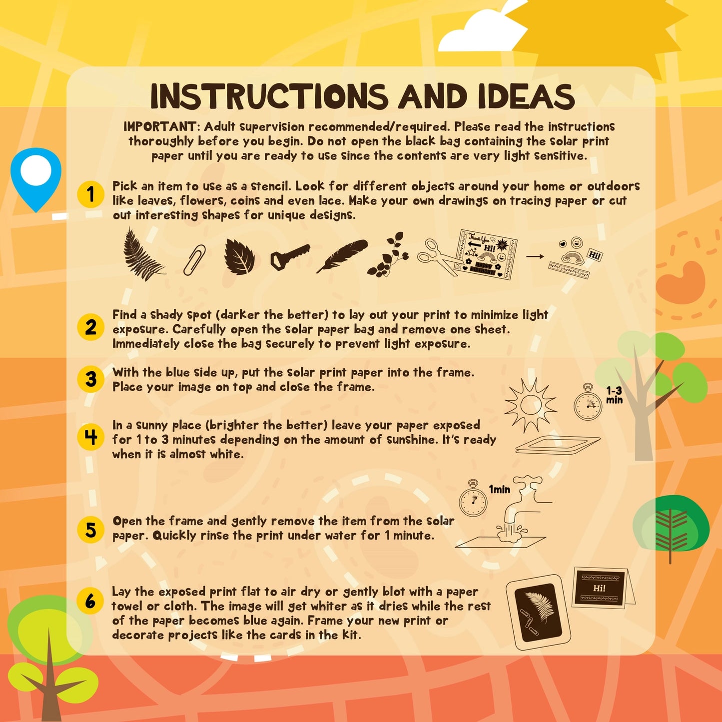 Outdoor Discovery Solar Print Paper