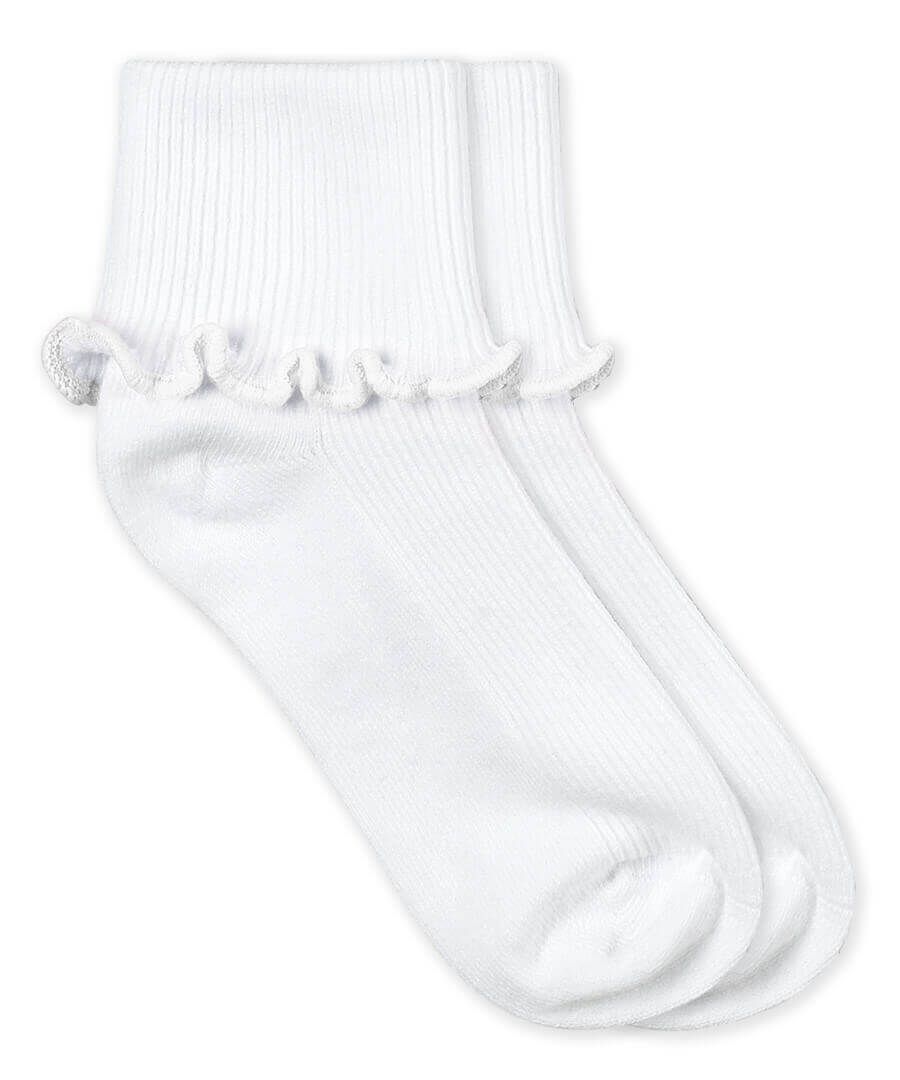 Jefferies Ripple Edge Turn Cuff Socks | 1 Pair