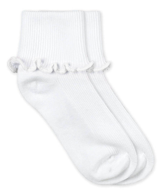 Jefferies Ripple Edge Turn Cuff Socks | 1 Pair