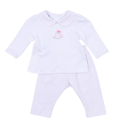 My Little Boo Girls Collared Pant set