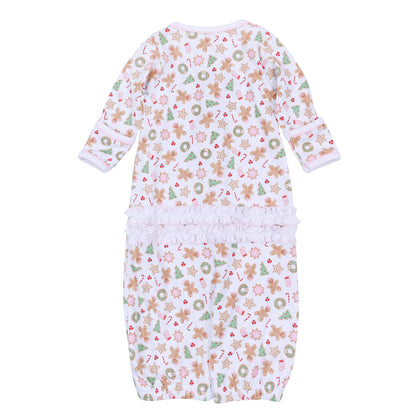 Frosted Wonderland Printed Ruffle Converter | Pink