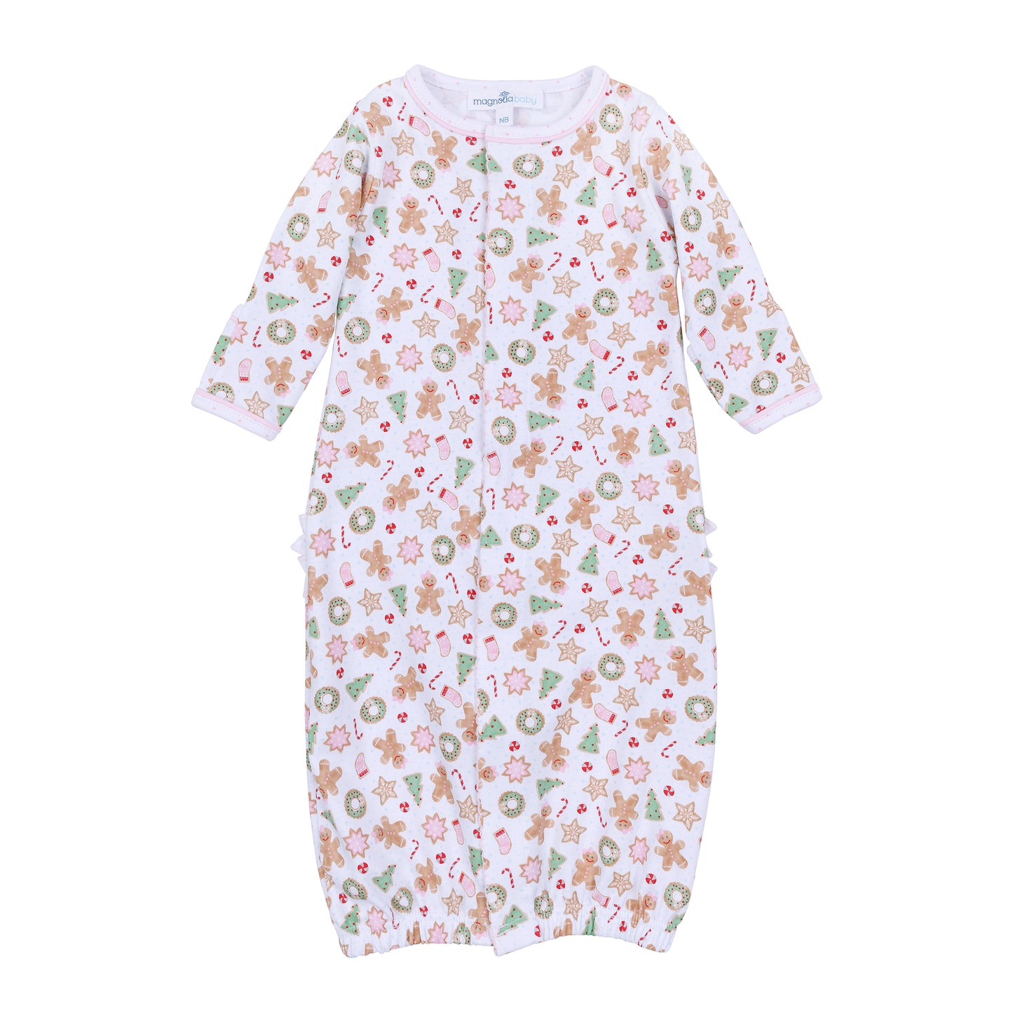 Frosted Wonderland Printed Ruffle Converter | Pink