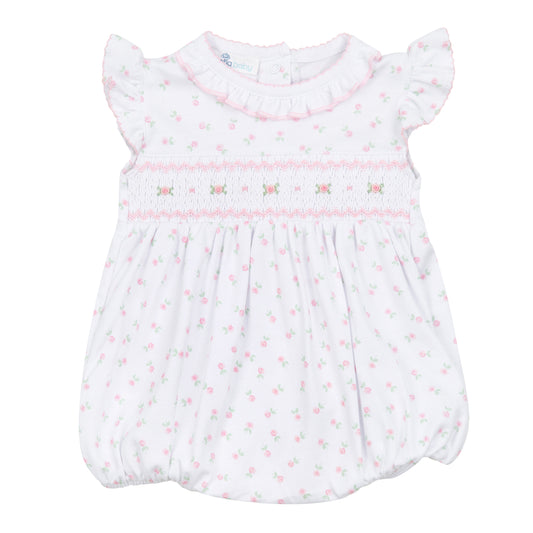 Juliette's Classics Smocked Printed Flutters Bubble