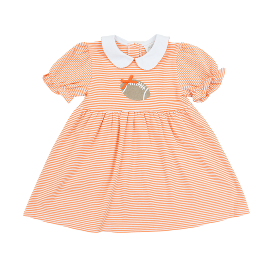 Orange Stripe Tailgate Dress