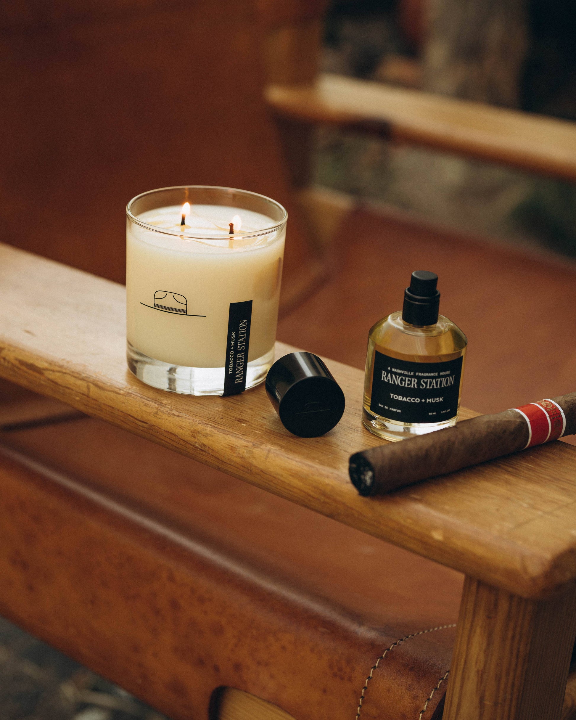 Ranger Station Candle | Tobac + Musk
