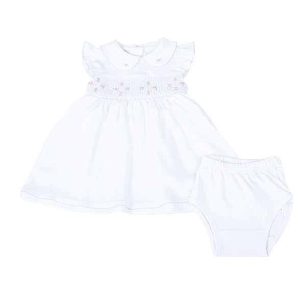 Charlotte's Classics Smocked Collared Dress