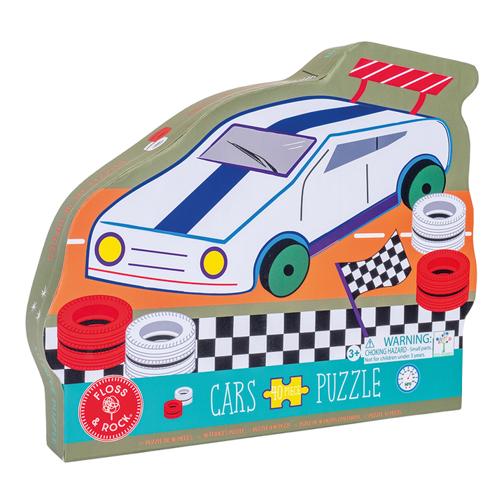 Cars 40pc "Racing Car" Shaped Jigsaw