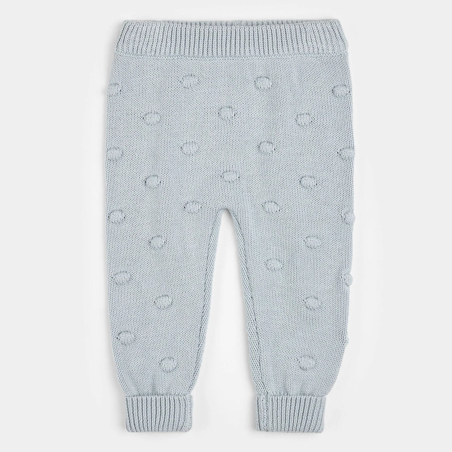 Pearl Blue Sweater Knit Leggings