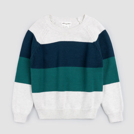 Winter Mix Color Block Sweater