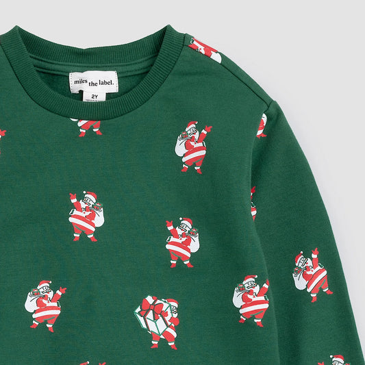 Sleighing It Sweatshirt | Tinsel Green