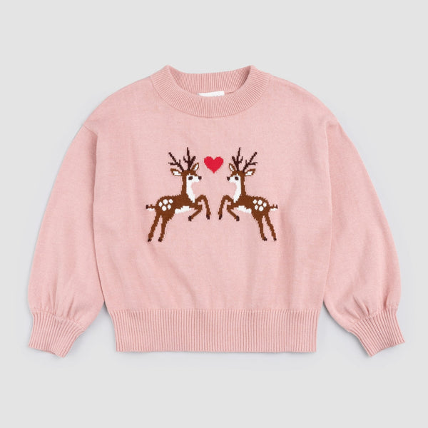 Dasher + Dancer Sweater | Rose