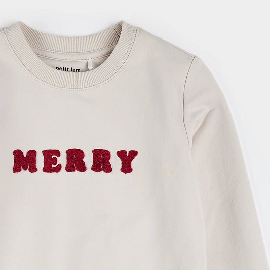 Chenille Merry Fleece Sweatshirt