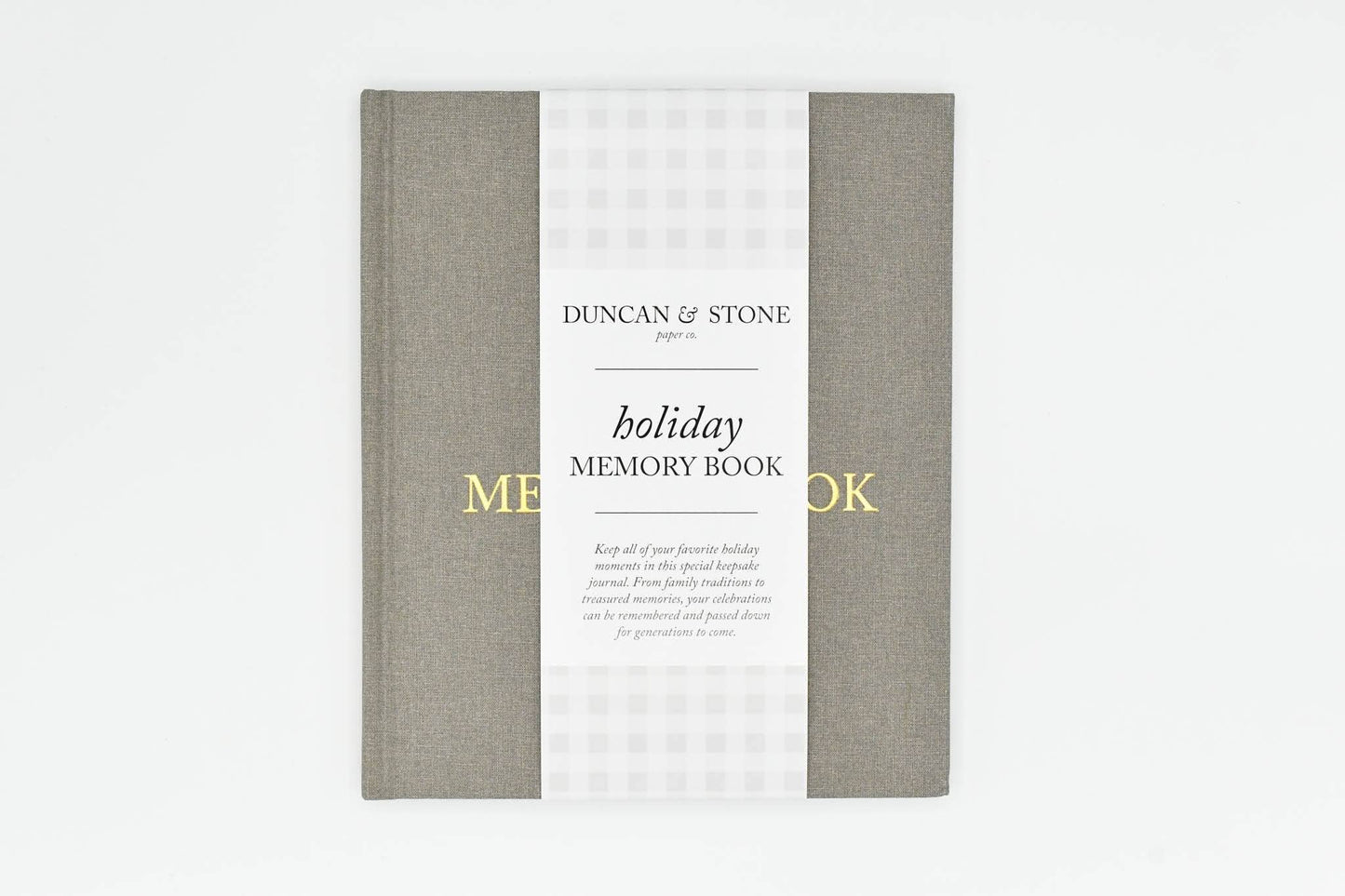 Holiday Memory Book & Family Keepsake | Emerald