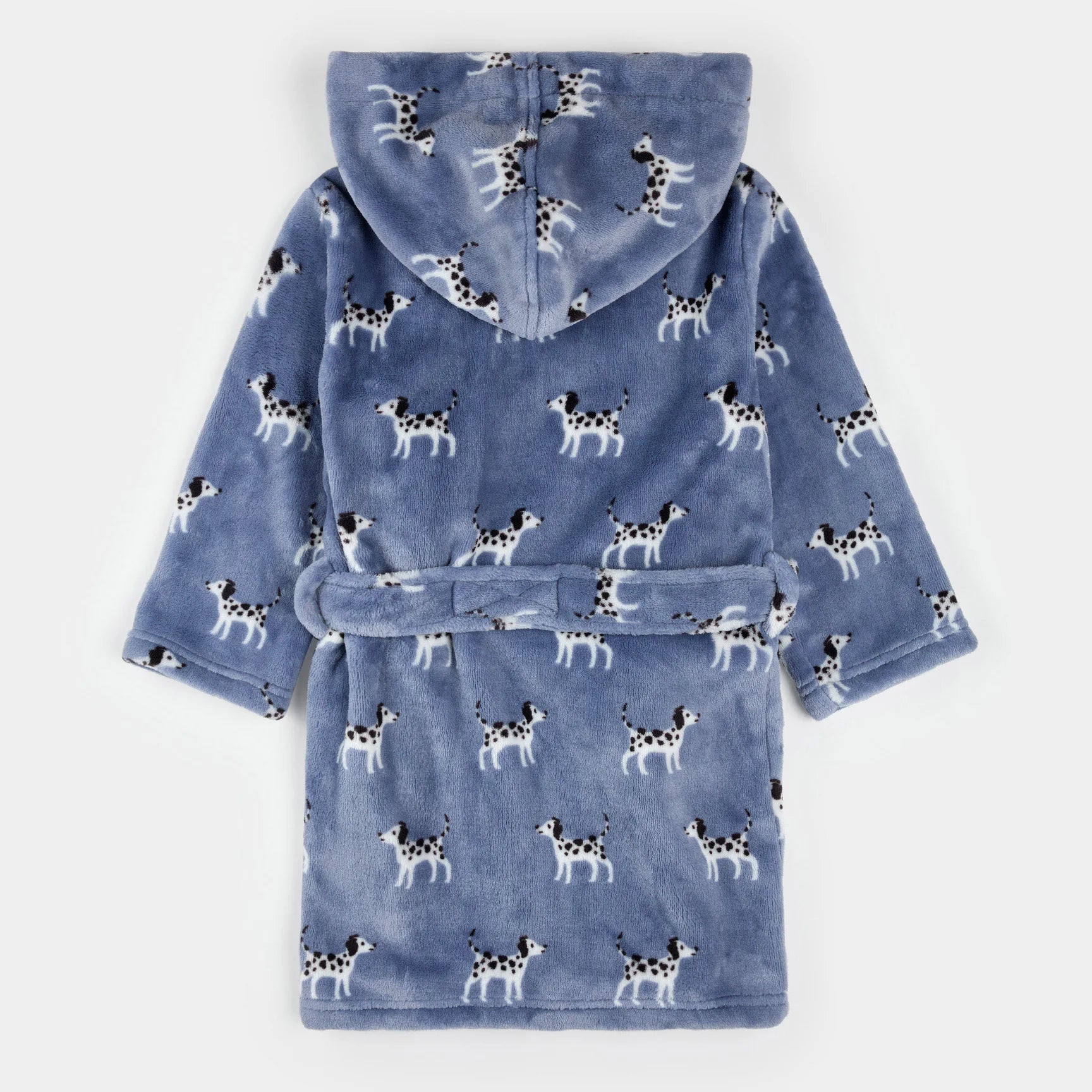 Plush Robe | Blue Dalmatian