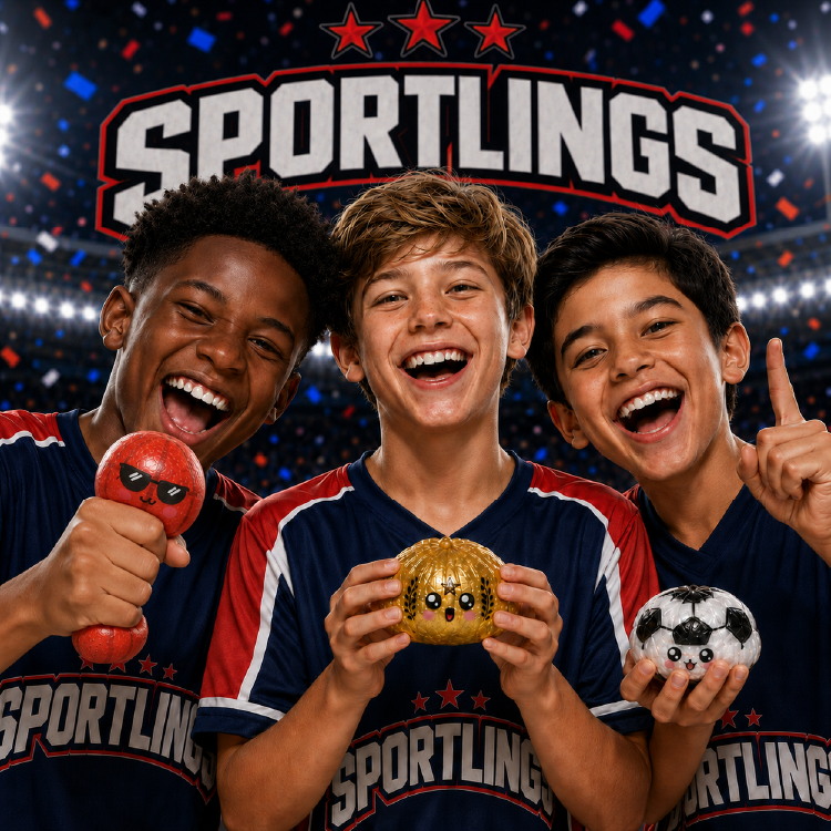 Fun Doh Sports Dumpling Squishy | Assorted