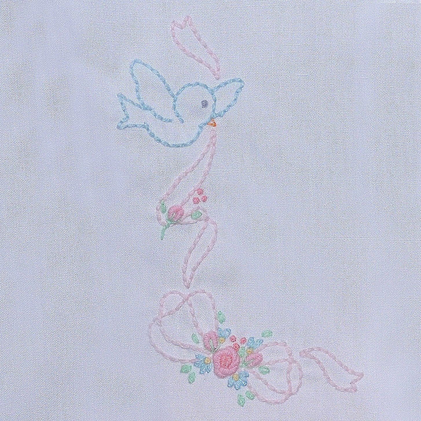 Pink Avery Diaper Set | Birds w/ Bows