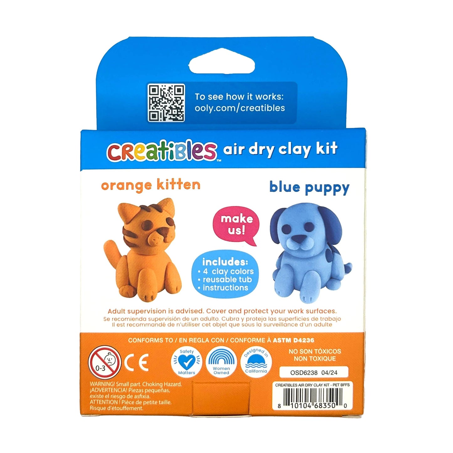 Creatibles D.I.Y. Air-Dry Clay Kit | Pet BFFs