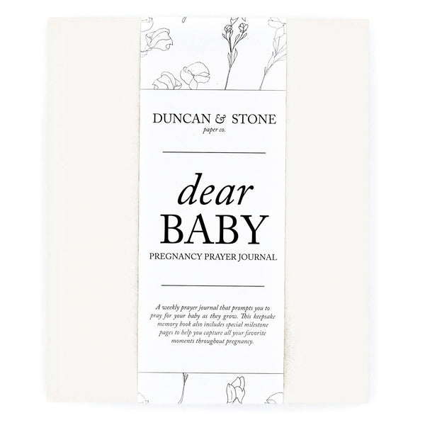 Dear Baby: A Pregnancy Prayer Journal & Memory Book for Moms | Ivory