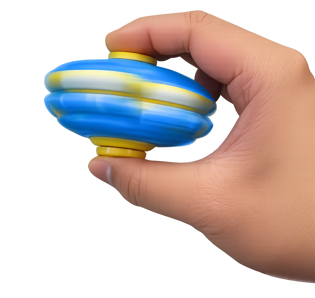Power Spin Squeeze Fidget Ball | Assorted