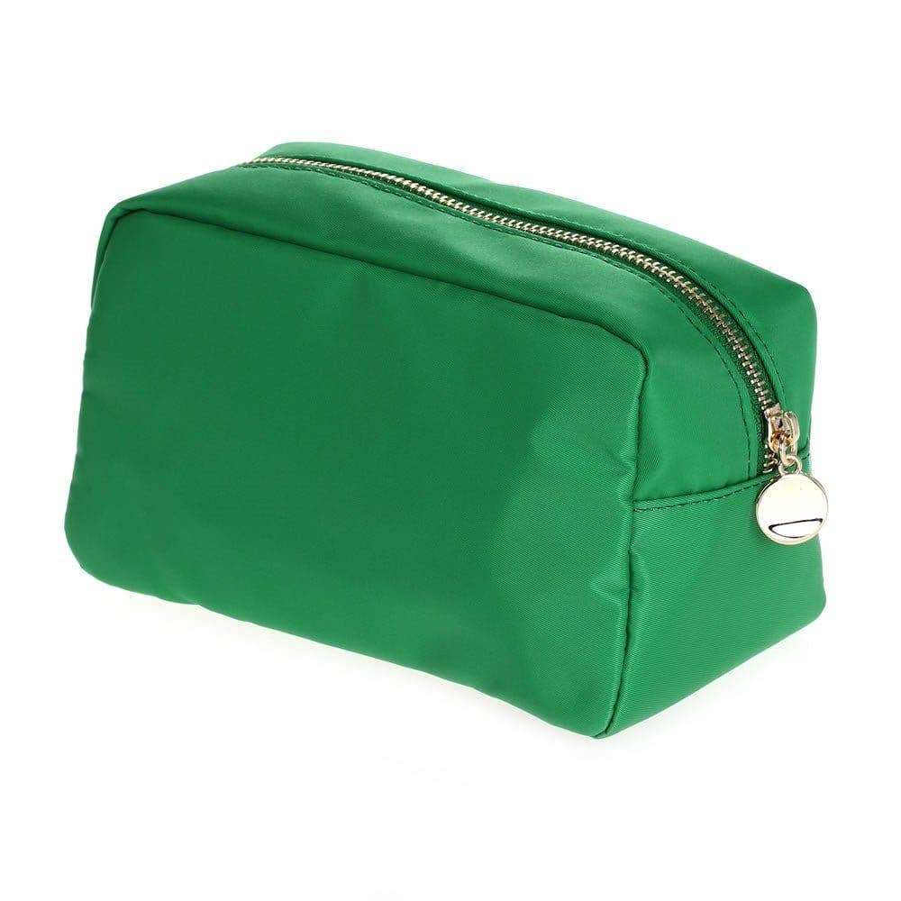 Round Zippered Nylon Pouch Bag (includes 2 complimentary patches)