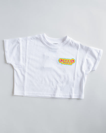 XOXO by Magpies Radiate Positivity Embroidered Tee | White