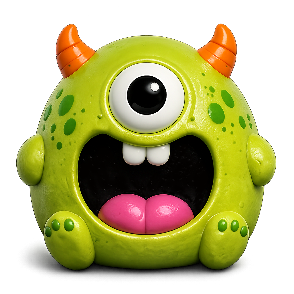 Fun Doh JUMBO Halloween Monsters Squishy Toy