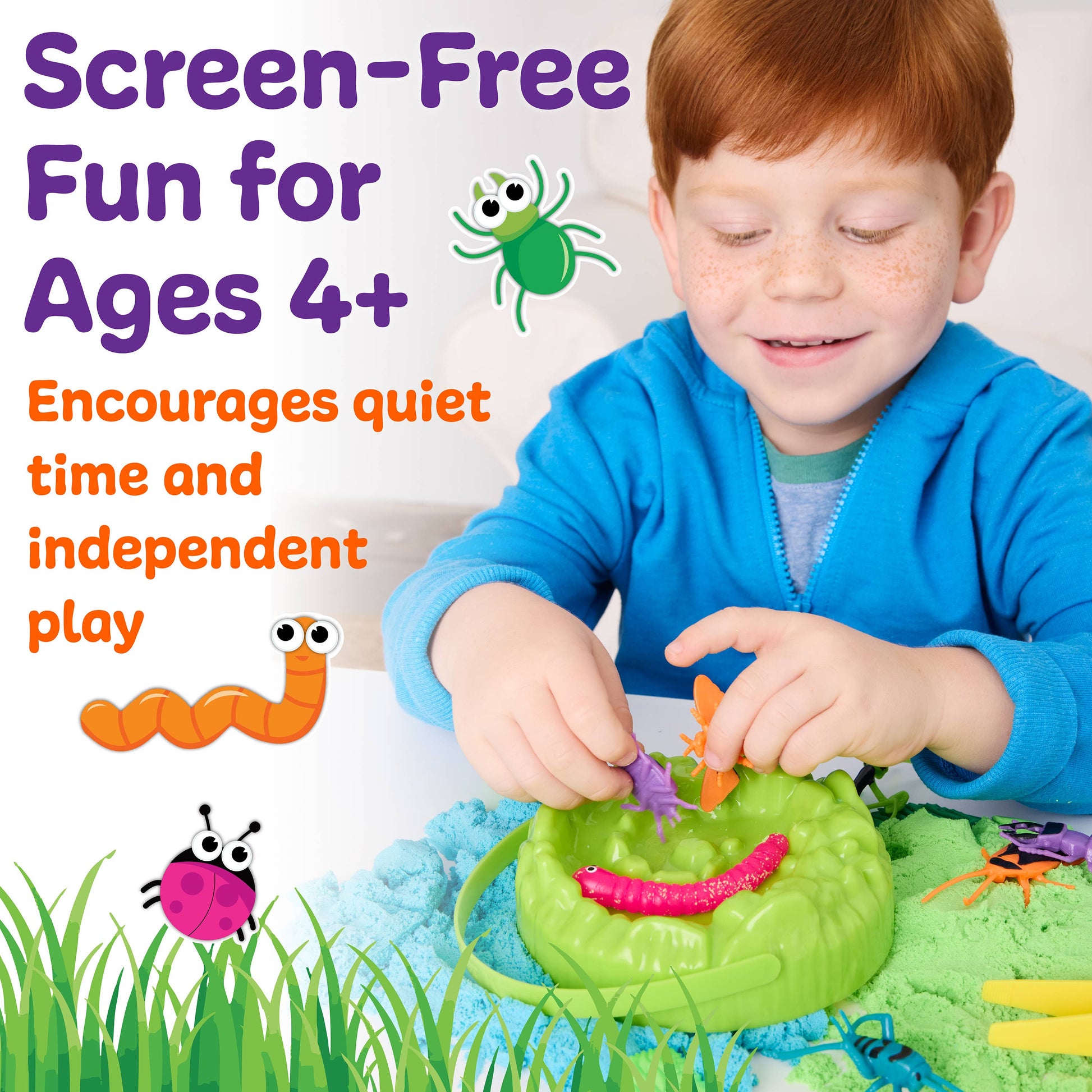 Sensory Adventure Neon Bugs Bucket