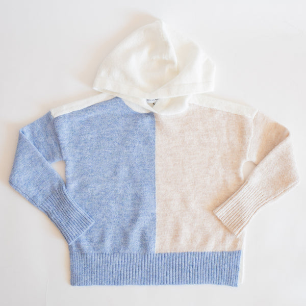 Maura Robbie Colorblock Hoodie | Blue Multi