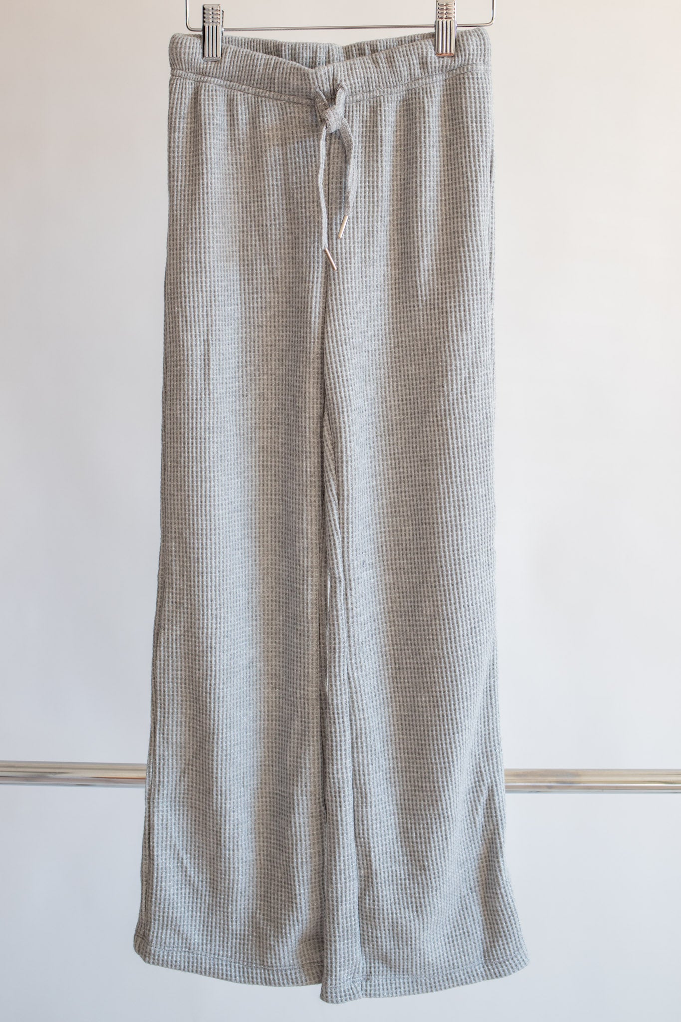 Sparkle Waffle Pant | Grey