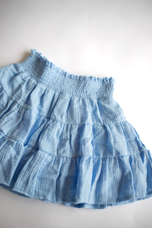 Periwinkle Tiered Skirt