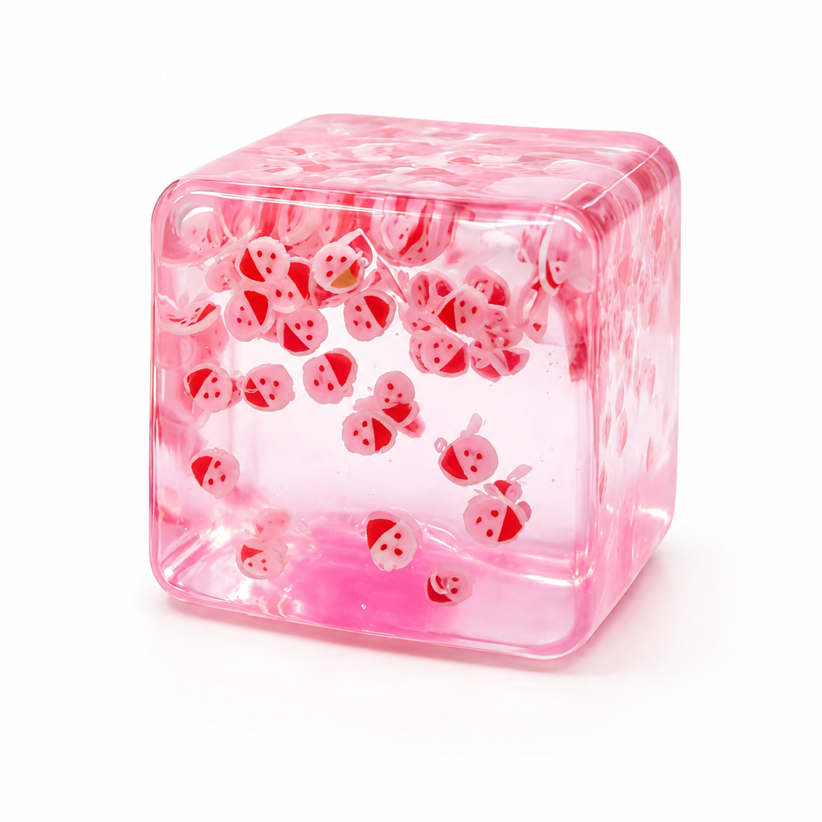 Sugarplum Sparkle Holiday Cube Squishy