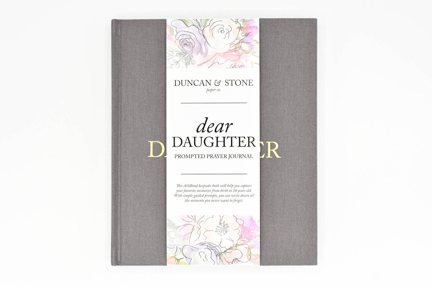 Dear Daughter Childhood Keepsake Book | Cream