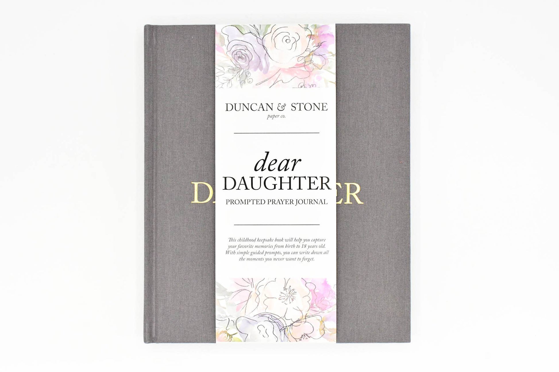 Dear Daughter Childhood Keepsake Book | Cream