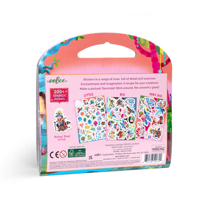 Magical Creatures Shiny Sticker Book