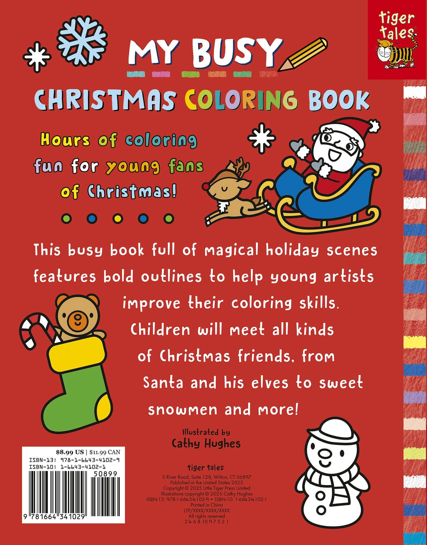 My Busy Christmas Coloring Book
