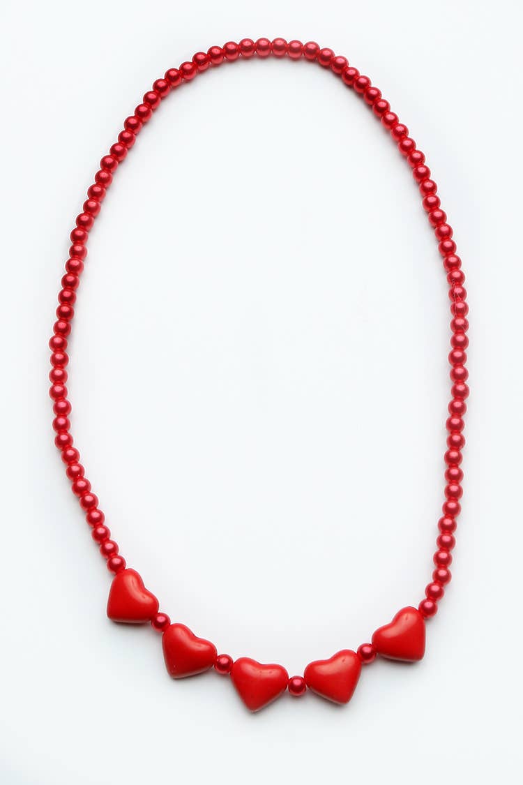Heart Necklace | Red