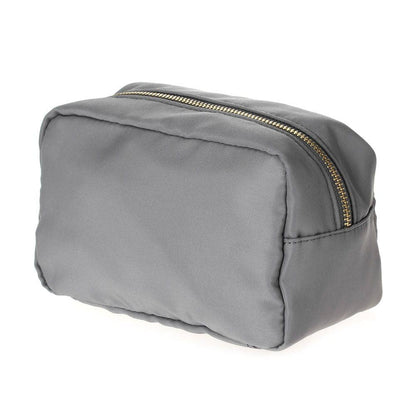 Round Zippered Nylon Pouch Bag (includes 2 complimentary patches)