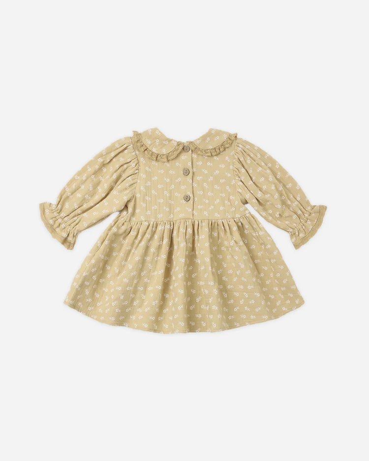 MARISOL DRESS BUTTERSCOTCH FLORAL