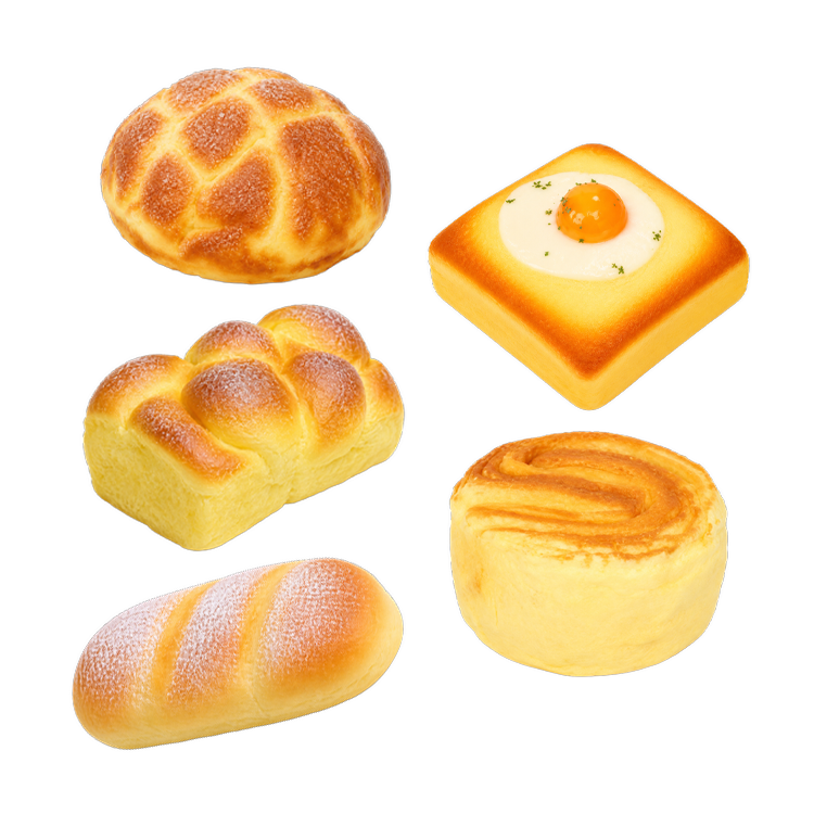 Bakery Slow Rise Squishy Bread Variety