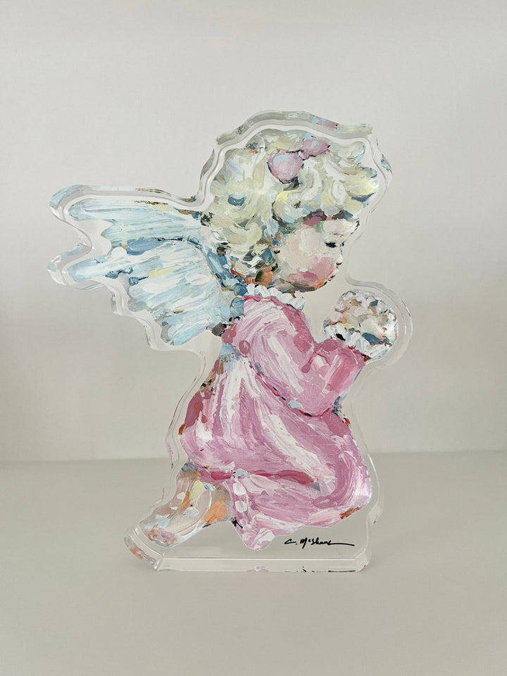 "Tiny Wings I" | Mini Acrylic Shelfie